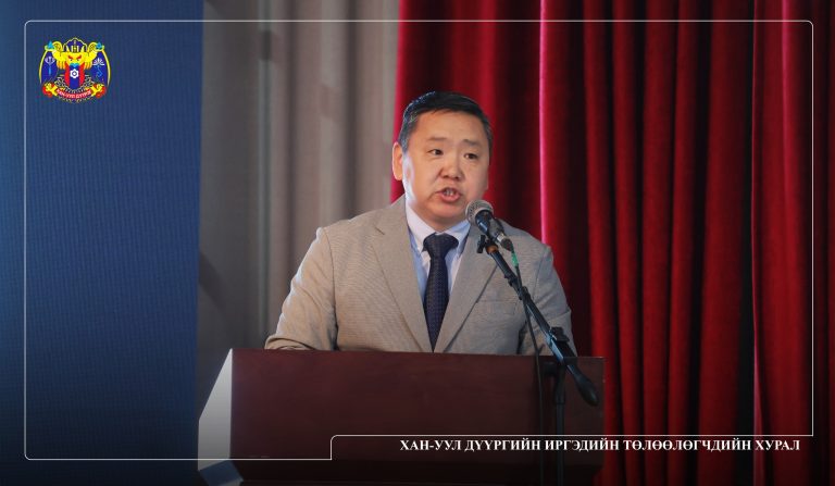 ХАН-УУЛ ДҮҮРГИЙН ИРГЭДЭД ХУУЛЬ, ТОГТООМЖИЙГ СУРТАЛЧЛАН ТАНИУЛАХ УУЛЗАЛТ, ӨДӨРЛӨГИЙГ ЗОХИОН БАЙГУУЛЛАА.