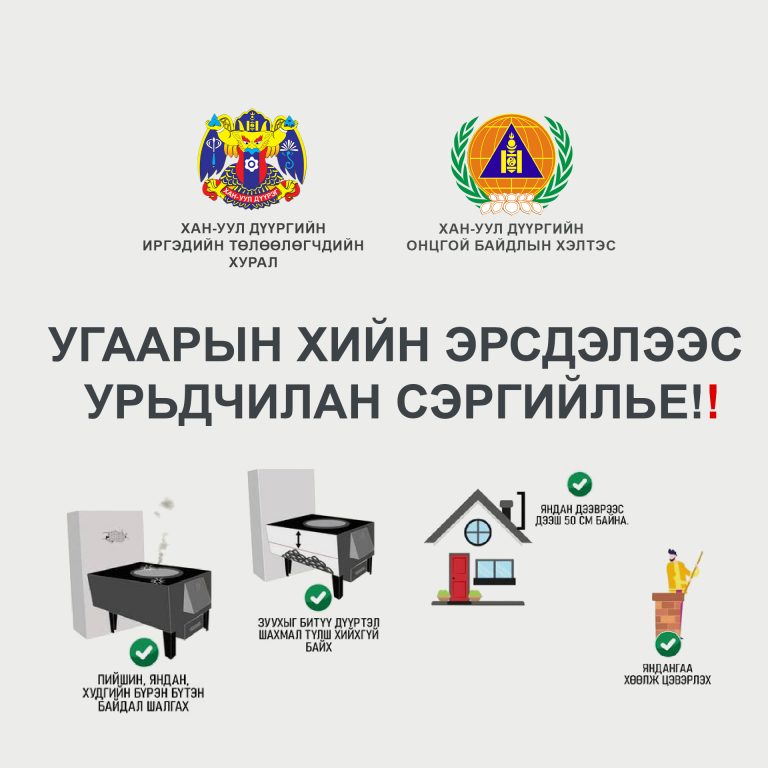 УГААРЫН ХИЙН ЭРСДЭЛЭЭС УРЬДЧИЛАН СЭРГИЙЛЬЕ